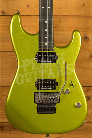 Charvel Pro-Mod San Dimas Style 1 HH FR E | Ebony - Lime Green Metallic