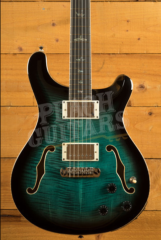 PRS SE Hollowbody II Piezo | Peacock Blue Burst *Premium Package*