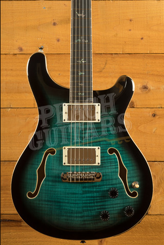 PRS SE Hollowbody II Piezo | Peacock Blue Burst *Premium Package*