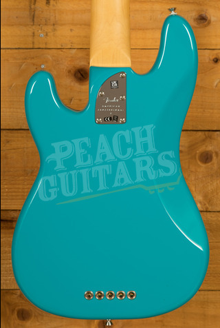Fender American Professional II Precision Bass V | 5-String - Maple - Miami Blue