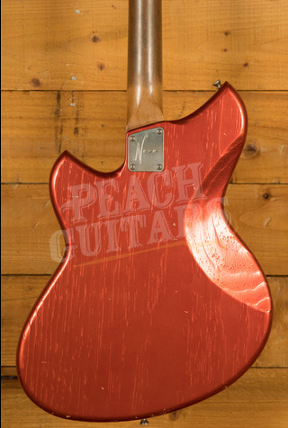 Novo Nucleus Serus J | Candy Apple Red - Parchment Pickguard