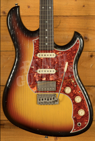 Novo Nucleus Idris HSS | '64 3-Tone Burst - Tortoise Shell Pickguard