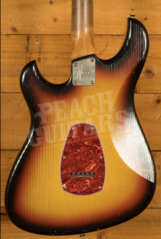 Novo Nucleus Idris HSS | '64 3-Tone Burst - Tortoise Shell Pickguard