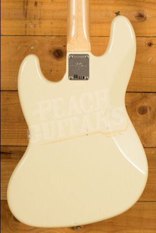Fender Custom Shop '68 Jazz Bass Journeyman Relic - Maple - Vintage White
