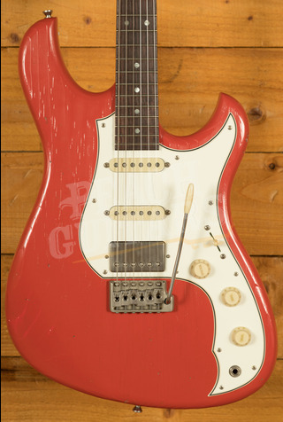 Novo Nucleus Idris HSS | Fiesta Red - Parchment Pickguard