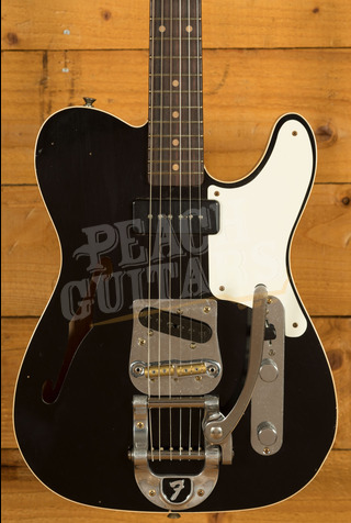 Fender Custom Shop Limited P90 Tele Thinline | Journeyman Relic Aged Black