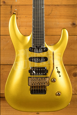 Jackson Pro Plus Series Soloist SLA3 | Ebony - Gold Bullion