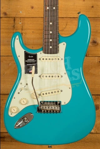 Fender American Professional II Stratocaster Left-Handed - Rosewood - Miami Blue