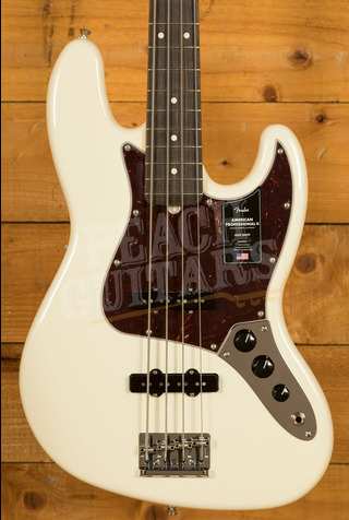 Fender American Professional II Jazz Bass | Rosewood - Olympic White