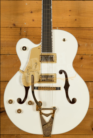 Gretsch G6136TG-LH Players Edition Falcon Hollow Body | White - Left-Handed