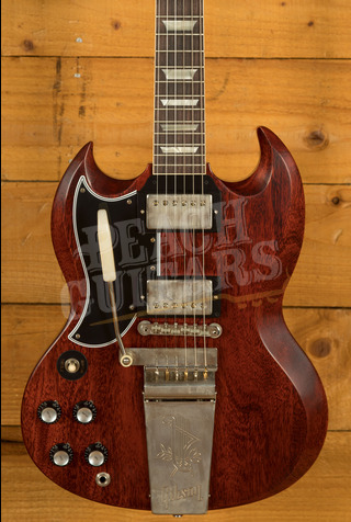 Gibson Custom '64 SG Standard Left-Handed Cherry VOS w/Maestro Vibrola NH