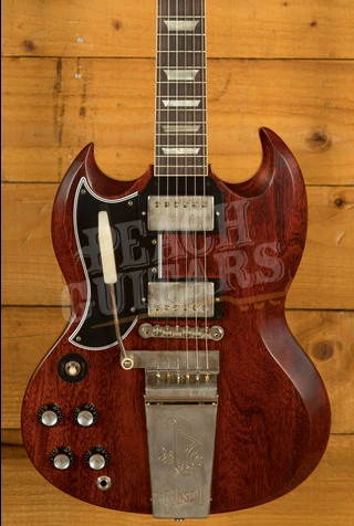 Gibson Custom 1964 SG Standard Reissue w/Maestro | Cherry Red VOS *Left-Handed*