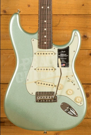 Fender American Professional II Stratocaster - Rosewood - Mystic Surf Green