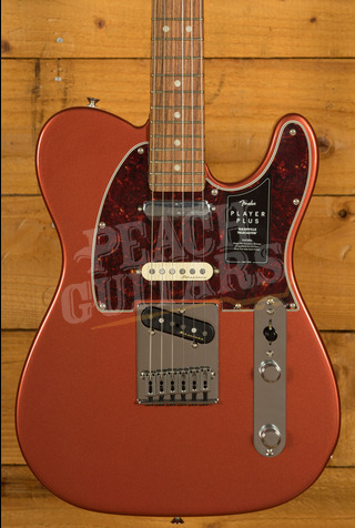 Fender Player Plus Nashville Telecaster | Pau Ferro - Aged Candy Apple Red
