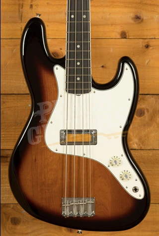 Fender Gold Foil Jazz Bass - Ebony - 2-Colour Sunburst