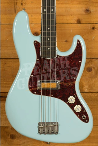 Fender Gold Foil Jazz Bass - Ebony - Sonic Blue