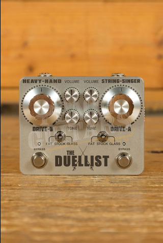 King Tone Guitar - The Duellist - Dual Overdrive Pedal | 2022 Edition Silver