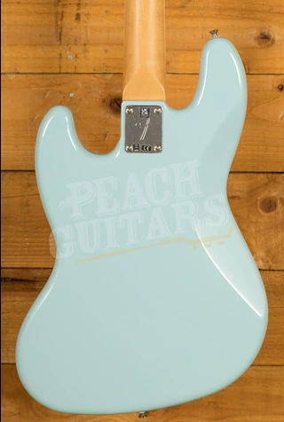 Fender Gold Foil Jazz Bass - Ebony - Sonic Blue