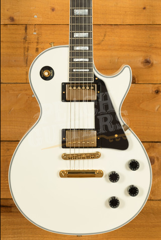 Gibson Custom Les Paul Custom w/ Ebony Fingerboard Gloss Alpine White - Ex Gibson Showroom Stock