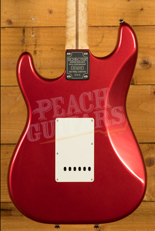 Schecter USA Custom Traditional Sultan Candy Apple Red