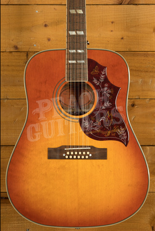 Epiphone "Inspired by Gibson" Hummingbird 12-string Aged Cherry Sunburst Gloss