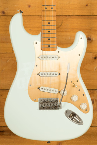 Squier 40th Anniversary Stratocaster - Vintage Edition | Maple - Satin Sonic Blue