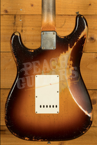 Fender Custom Shop Masterbuilt Dale Wilson '69 Strat Relic Wide 3-Tone Sunburst - Used