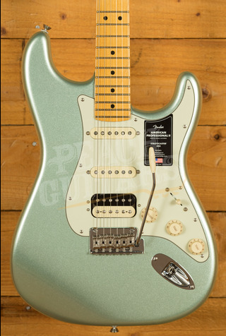Fender American Professional II Stratocaster HSS | Maple - Mystic Surf Green