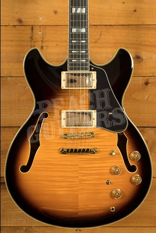 Ibanez Signature Models | JSM10 - John Scofield - Vintage Yellow Sunburst