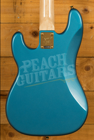 Squier Gold Edition 40th Anniversary Precision Bass | Laurel - Lake Placid Blue