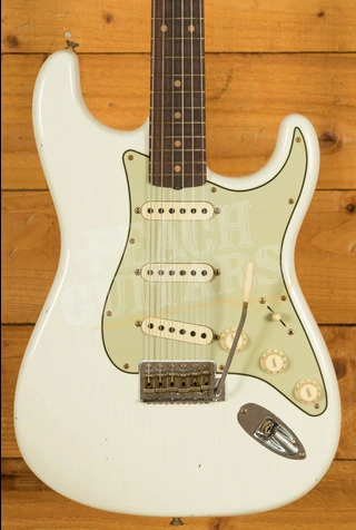 Fender Custom Shop 59 Strat - Journeyman Relic Aged Olympic White
