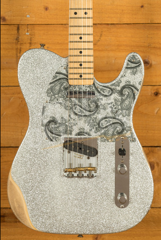 Fender Brad Paisley Road Worn Telecaster | Maple - Silver Sparkle