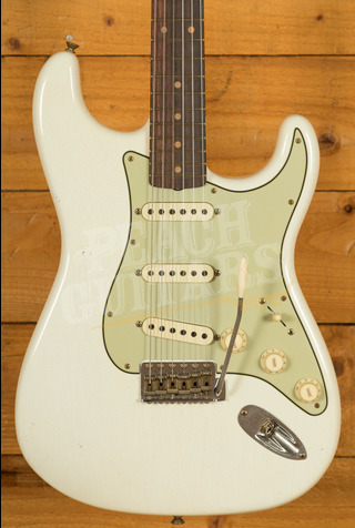 Fender Custom Shop 59 Strat | Journeyman Relic Aged Olympic White