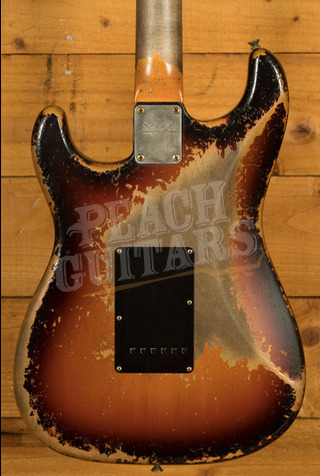 Fender Custom Shop Dale Wilson Masterbuilt '60 Strat Heavy Relic HSS Choc 3-Tone Sunburst
