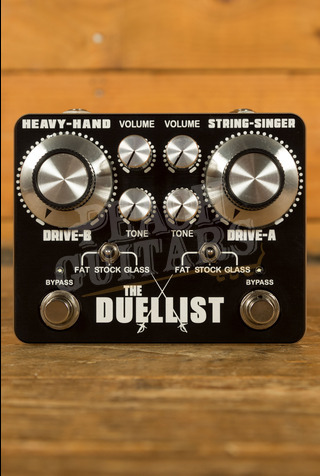 KingTone Guitar | The Duellist - Dual Overdrive Pedal - Black Panel