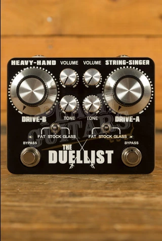 KingTone Guitar | The Duellist - Dual Overdrive Pedal - Black Panel