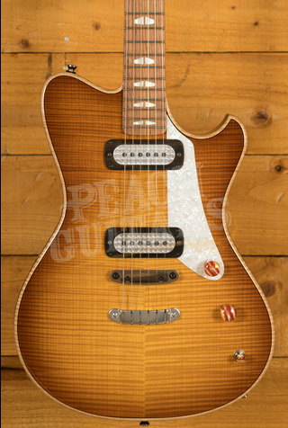 Powers Electric A-Type Select Flame | Wild Honey Burst