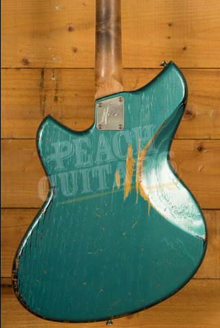 Novo Custom Series Serus J | Ocean Turquoise over '64 3-Tone Burst