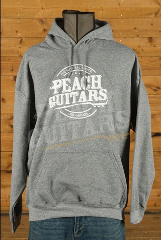 Peach Guitars Heavy Blend Hoodie - Graphite Heather