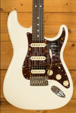 Fender American Professional II Stratocaster HSS | Olympic White - Rosewood