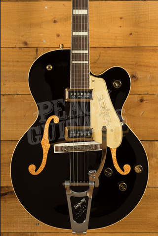 Gretsch G6120T-BK Vintage Select '56 Chet Atkins Hollow Body | Black w/Gold Sparkle