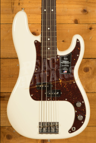 Fender American Professional II Precision Bass | Rosewood - Olympic White