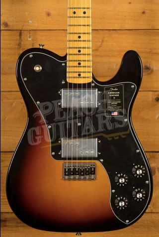 Fender American Vintage II 1975 Telecaster Deluxe - Maple - 3-Colour Sunburst