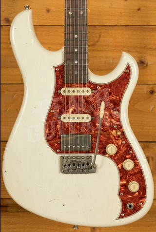 Novo Nucleus Idris HSS | Olympic White - Tortoise Shell Pickguard