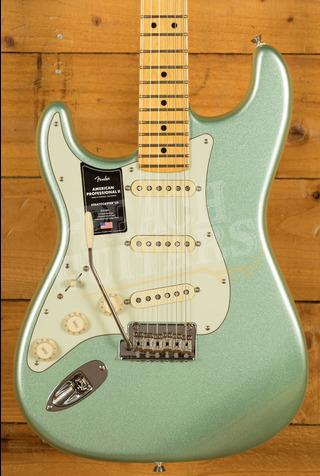 Fender American Professional II Stratocaster | Maple - Mystic Surf Green - Left-Handed