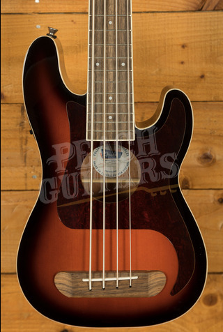 Fender Fullerton Precision Bass Ukulele | 3-Colour Sunburst