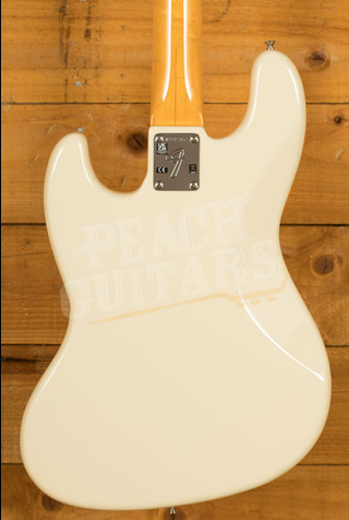Fender American Vintage II 1966 Jazz Bass | Rosewood - Olympic White