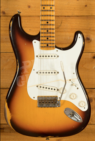 Fender Custom Shop '58 Strat Relic Faded Aged Chocolate 3-Colour Sunburst