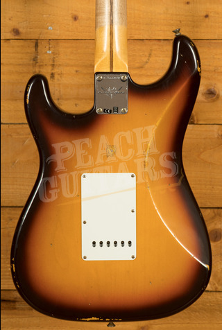 Fender Custom Shop '58 Strat Relic Faded Aged Chocolate 3-Colour Sunburst