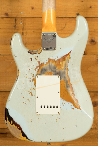 Fender Custom Shop LTD '61 Strat Heavy Relic Super Faded Aged Sonic Blue over 3TSB